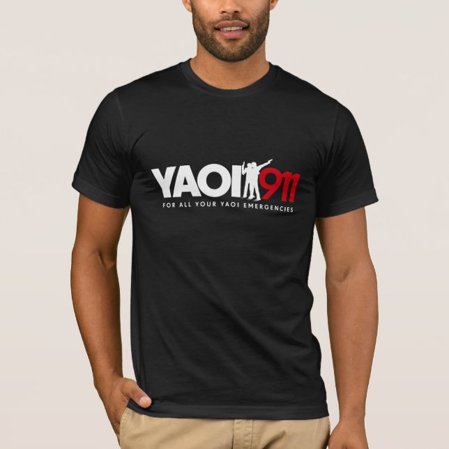 Yaoi 911 T-Shirt (Dark Colors) (Front)