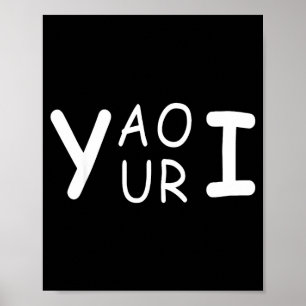 Yaouri you are funny wordplay meme minimalist poster