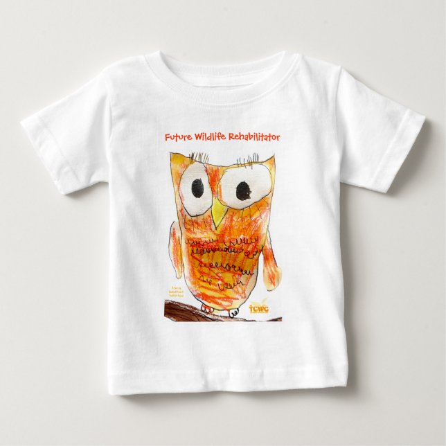 YAP | Custom Designer Owl | Youth Art Project Baby T-Shirt (Front)