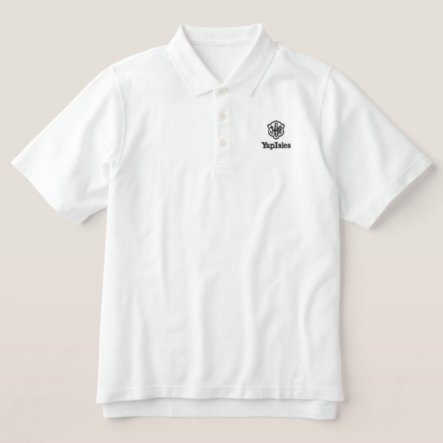 YapFormal Embroidered Polo Shirt (Design Front)