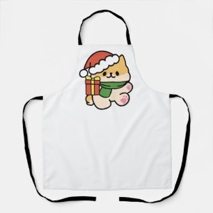 Yappy Howlidays - Cute Christmas Dog Cartoon Apron