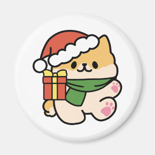 Yappy Howlidays - Cute Christmas Dog Cartoon Magnet