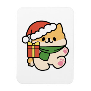 Yappy Howlidays - Cute Christmas Dog Cartoon Magnet