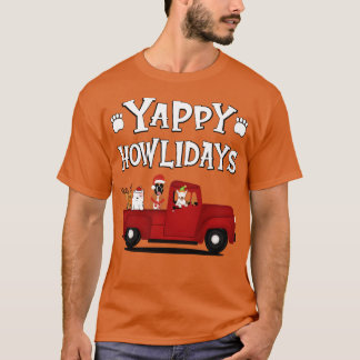 Yappy Howlidays White Text 1 T-Shirt