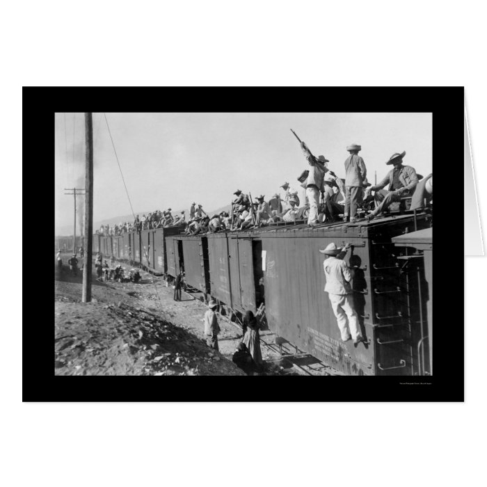 Yaqui Indian Fighters RR Train 1892 Card