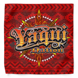 yaqui nation logo bandana red design