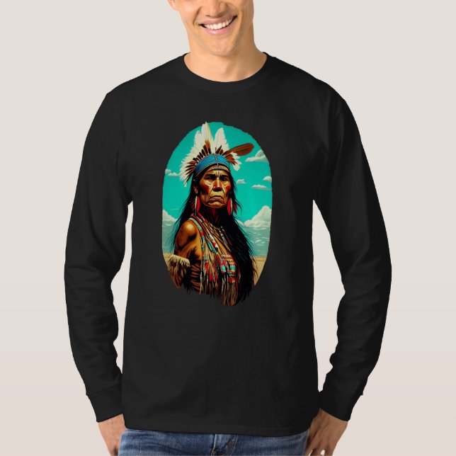 Yaqui Nation Native American Yaqui Woman Indigenou T-Shirt (Front)