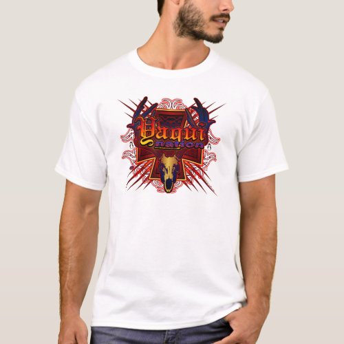 Yaqui nation skull logo T_Shirt