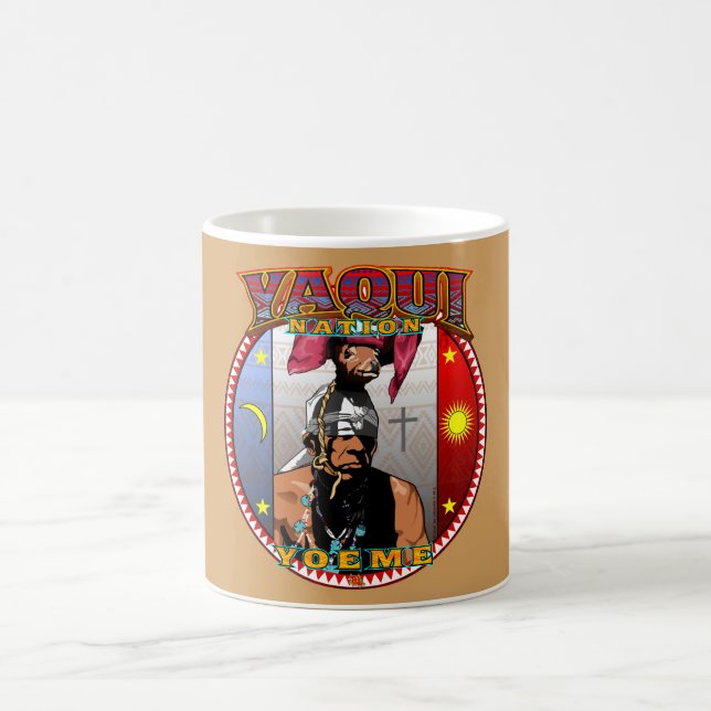 Yaqui Nation Yoeme coffee mug design (Center)