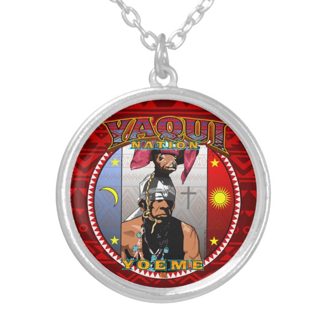 yaqui nation yoeme necklace charm (Front)