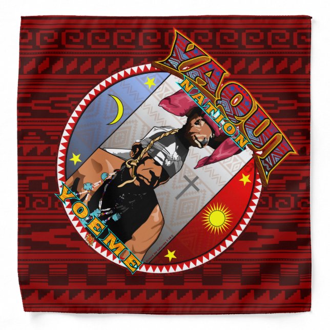 Yaqui Red Bandana (Front)
