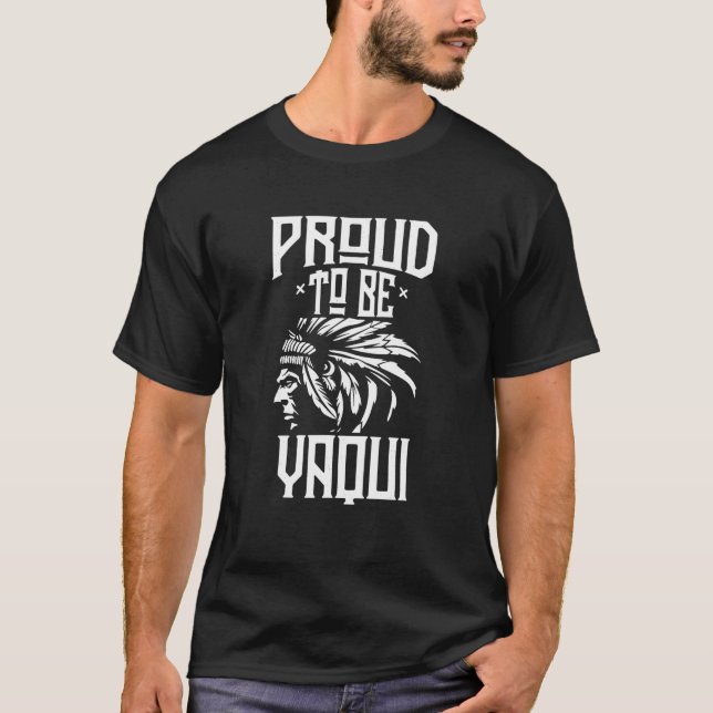 Yaqui Tribe Native American Day Indigenous Peoples T-Shirt (Front)