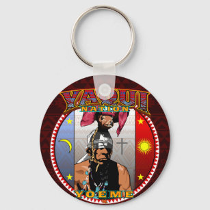 Yaqui Yoeme Deer Dancer design Keychain