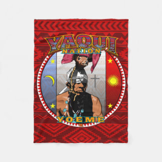 Yaqui Yoeme Deer Dancer Fleece Blanket