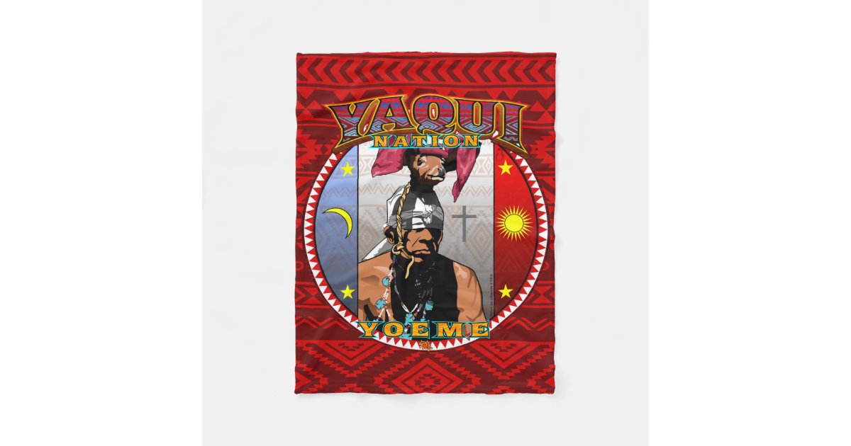 Yaqui Yoeme Deer Dancer Fleece Blanket Zazzle