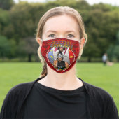 Yaqui Yoeme facemask red Adult Cloth Face Mask (Outside)