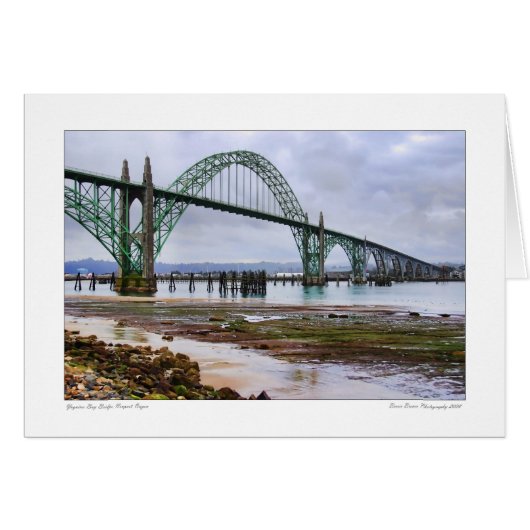 Yaquina Bay Bridge Card (Front Horizontal)