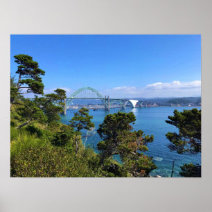 Yaquina Bay Bridge, Newport, Oregon Poster