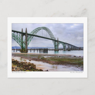 Yaquina Bay Bridge Postcard