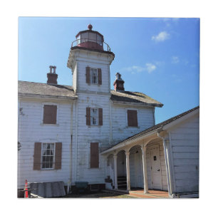 Yaquina Bay Lighthouse, Newport, Oregon Ceramic Tile
