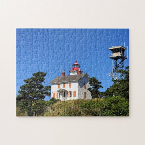 Yaquina Bay Lighthouse Newport Oregon Jigsaw Puzzle