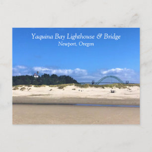 Yaquina Bay Lighthouse, Newport, Oregon Postcard