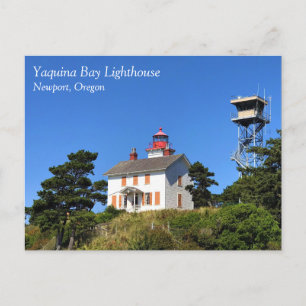 Yaquina Bay Lighthouse, Newport, Oregon Postcard