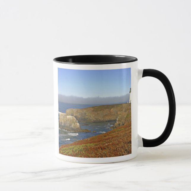 Yaquina Head Lighthouse at Newport Oregon Mug (Right)