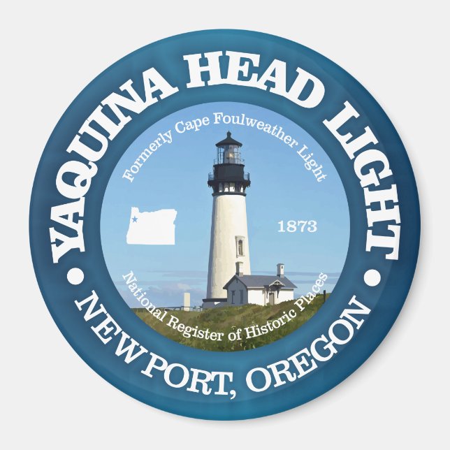Yaquina Head Lighthouse Magnet (Front)