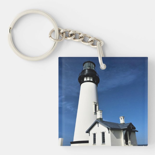 Yaquina Head Lighthouse, Newport, Oregon Keychain (Front)