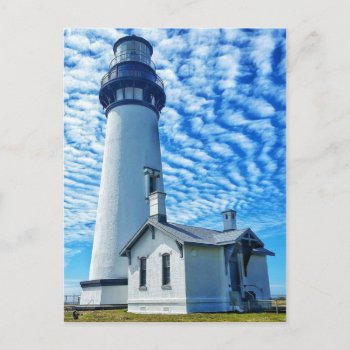 Yaquina Head Lighthouse Newport Oregon Postcard by SueshineStudio at Zazzle