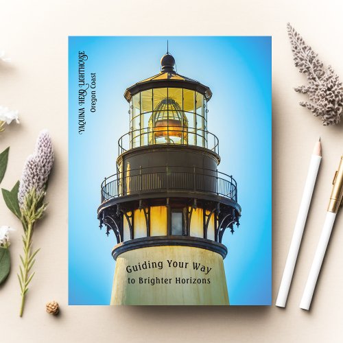 Yaquina Head Lighthouse Newport Oregon Postcard