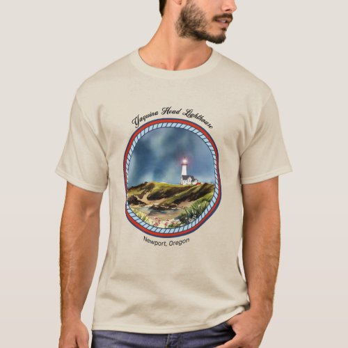 Yaquina Head Lighthouse Newport Oregon T_Shirt