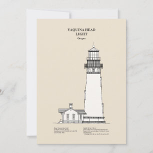Yaquina Head Lighthouse - Oregon - SBD Thank You Card