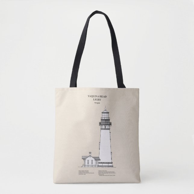 Yaquina Head Lighthouse - Oregon - SBD Tote Bag (Front)