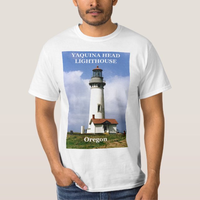 Yaquina Head Lighthouse, Oregon T-Shirt (Front)