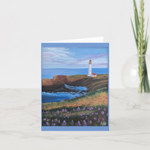 Yaquina Head Lighthouse Thank You Card