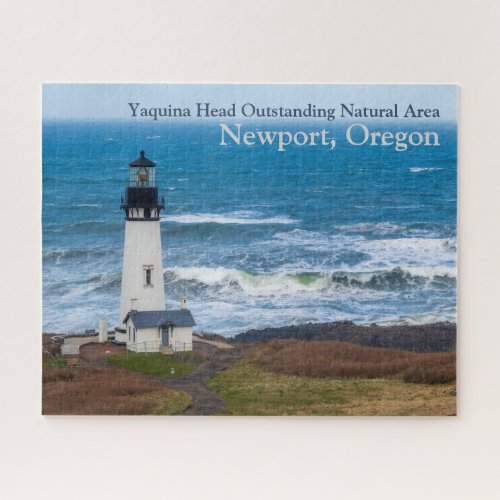 Yaquina Head Outstanding Natural Area Lighthouse Jigsaw Puzzle