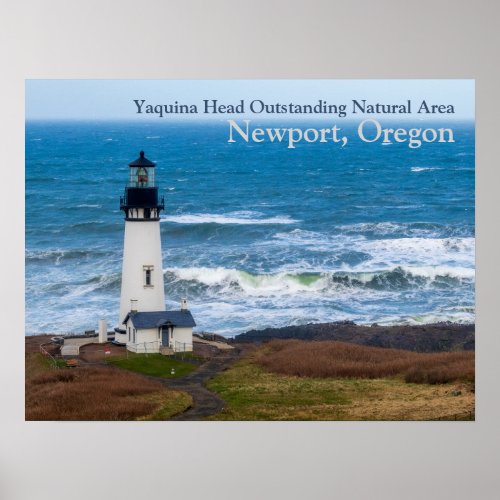 Yaquina Head Outstanding Natural Area Lighthouse Poster