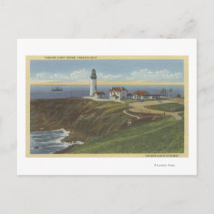 Yaquina Light House on Yaquina Head Postcard