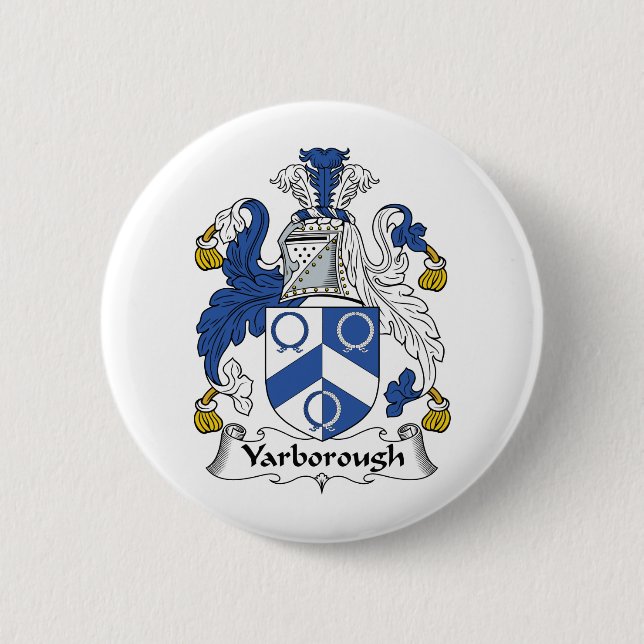 Yarborough Family Crest Button (Front)