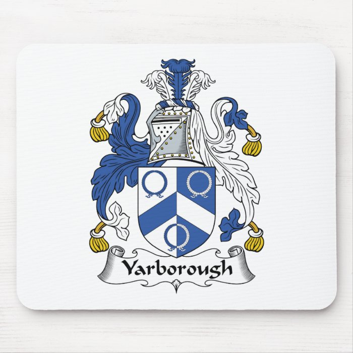 Yarborough Family Crest Mouse Pads