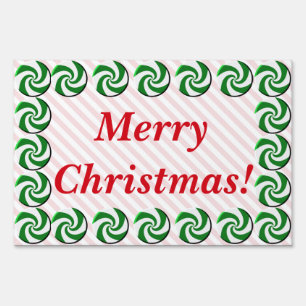 Yard Card - Christmas Candy 1 Sign