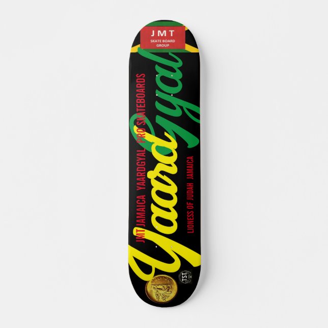 YARD GALL JMT JAMAICA 7 3/4" Skateboard Deck (Front)