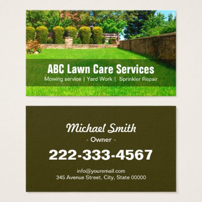 Landscaping Business Cards Ideas Fieldstation Co