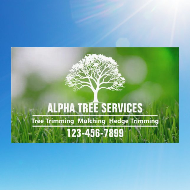 Yard Lawn Care Landscaping Arborist Tree Service Business Card (Yard Lawn Care Landscaping Arborist Tree Service Business Card)