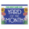 Yard of the Month Award with Flowers