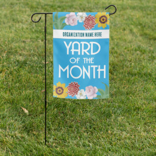Yard of the Month Community Award Flowers Garden Flag