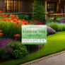 Yard of the Month Winner Cute Garden Fence Sign