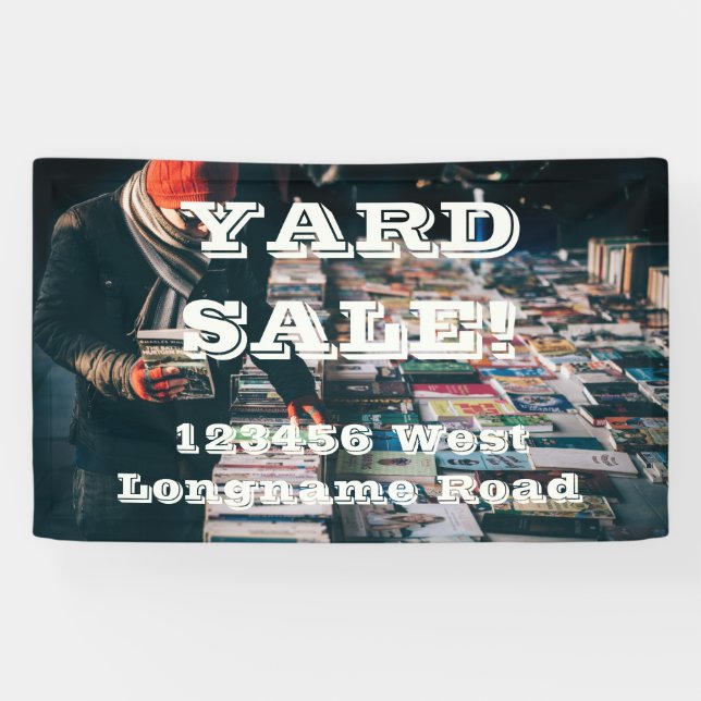 Yard Sale edit address banner (Horizontal)